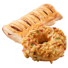 Mexicanobroodje chili of gevulde pizza donut